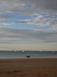 Broome beach and dinghy